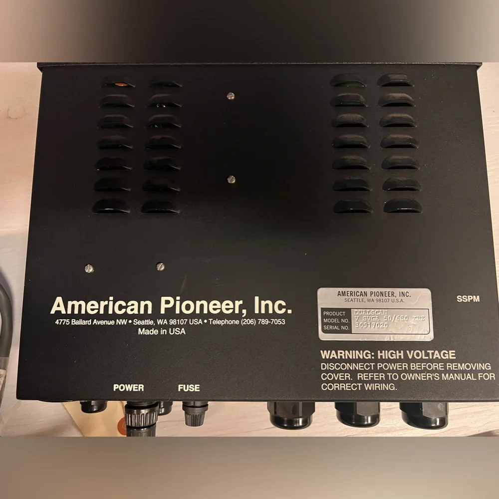 Marine Sonar American Pioneer dual scan v160 boat equipment